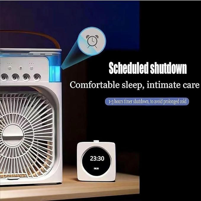 DLC Cooling Fan With Ice | Portable Summer Cooler