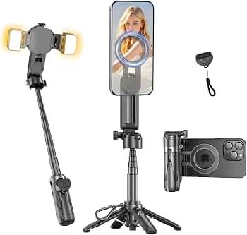 MagSnap Mini™ Magnetic Tripod & Selfie Stick | حامل مغناطيسي للهاتف وعصا سيلفي